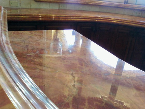 Marble countertop