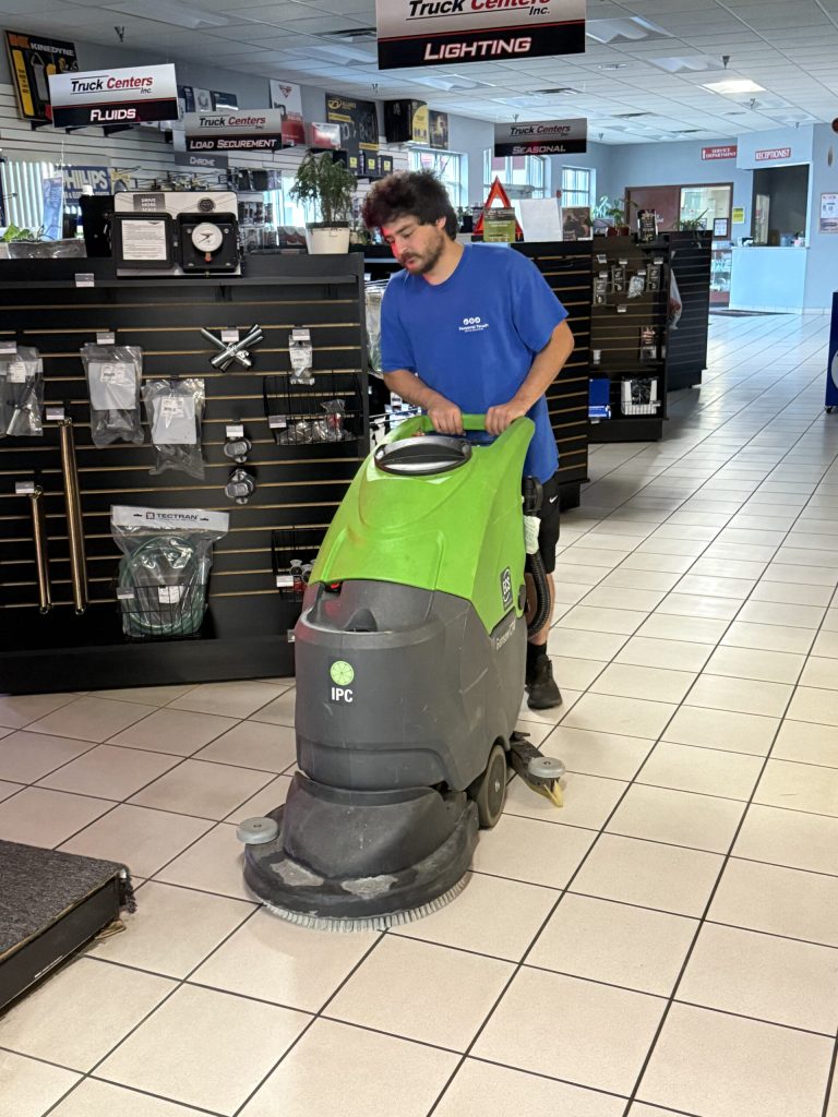Technician working